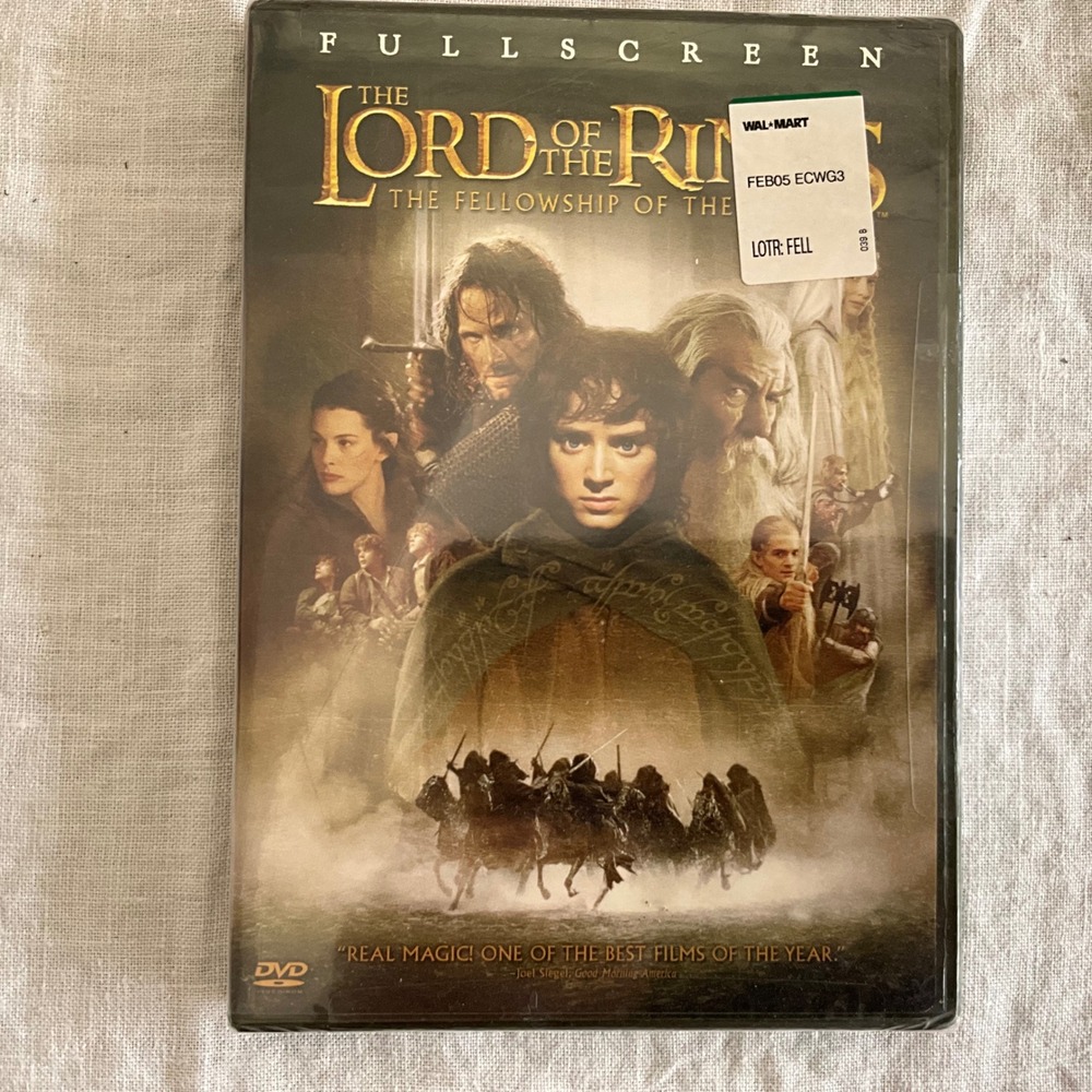 Lord of the Rings The Fellowship of the Ring DVD Fullscreen 2-Disc‎ New Sealed
